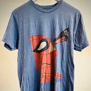 Spiderman drinking a Coke tee-shirt (MEDIUM)